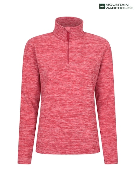 Mountain Warehouse Red Womens Snowdon Melange Fleece (H24803) | £25