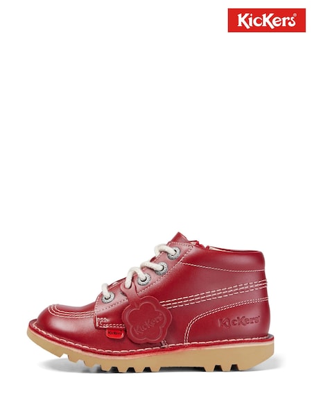Kickers Red Kick Hi Zip Boots (H24948) | £60