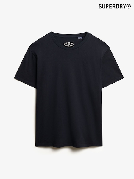 Superdry Blue Oversized Essentials Relaxed 100% Cotton T-Shirt (H25128) | £23