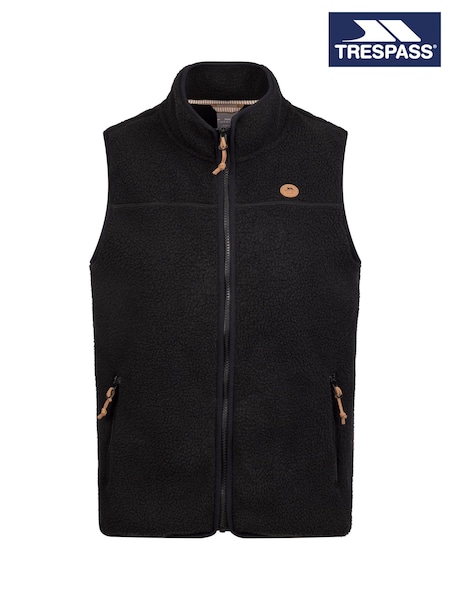 Trespass Black Womens Notion Fleece Gilet (H25148) | £21