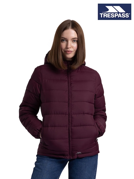 Trespass Purple Womens Elegant Padded Jacket (H25152) | £37