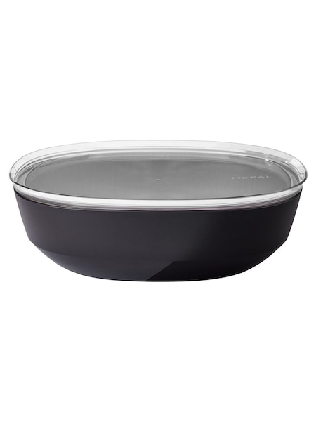 Mepal Nordic Black Silueta Glass-Filled PP Serving Bowl With lid (H25300) | £23