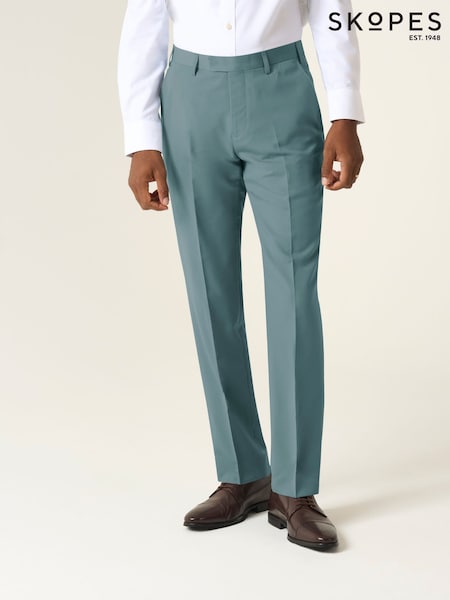 Skopes Green Tailored Fit Beckett Suit Trousers (H25325) | £49