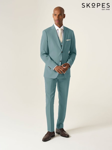 Skopes Green Slim Fit Beckett Suit Jacket (H25327) | £100