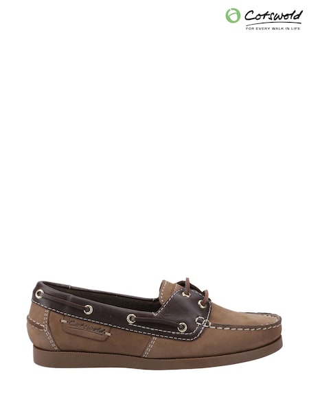 Cotswolds Waterlane Brown Shoes (H25492) | £70