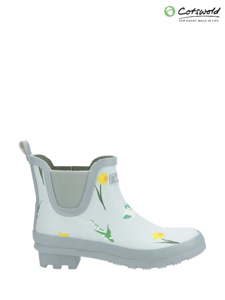 Cotswolds Purple Wildflower Ankle Wellingtons (H25503) | £40