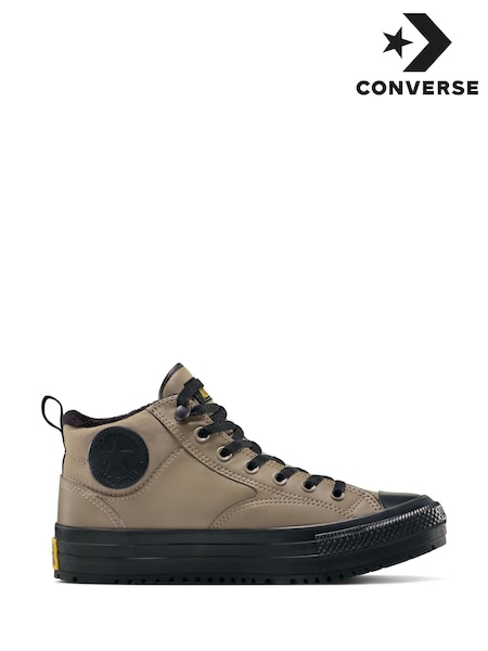 Converse Grey Chuck Taylor All Star Malden Street Mid Top Trainers (H25717) | £0
