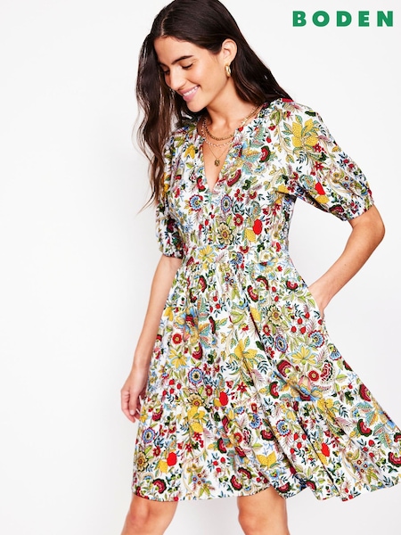 Boden Multi Piper Short Jersey Dress (H25864) | £76