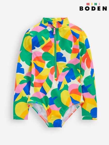 Boden Green Light Long Sleeved Swimsuit (H25984) | £25 - £29