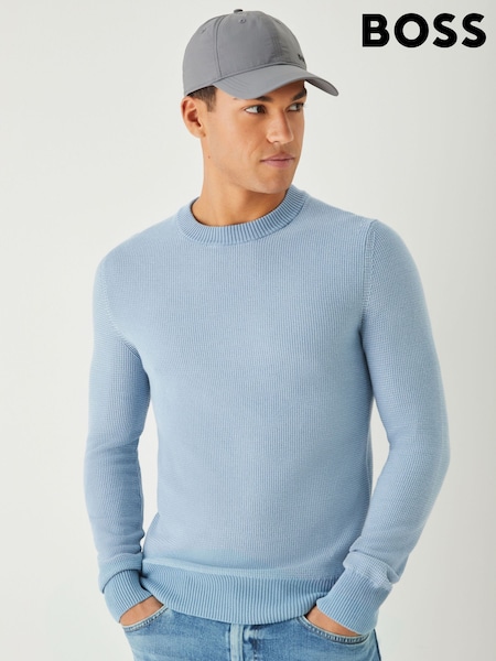 BOSS Blue Regular Fit Klapok Jumper (H26163) | £129