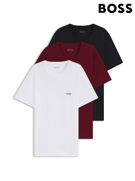 BOSS Natural Classic T-Shirts 3 Pack (H26175) | £45