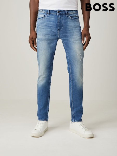 BOSS Blue Slim Fit Delaware Stretch Jeans (H26191) | £139