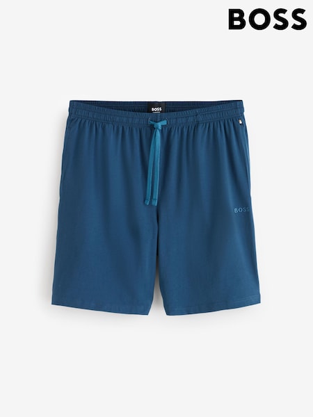 BOSS Blue Light Regular-Fit Logo Stretch Shorts (H26301) | £39