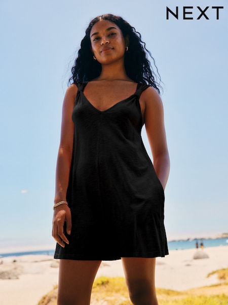 Black Jersey Playsuit (H26468) | £28