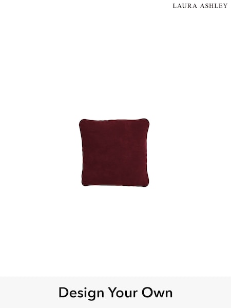 Alwyn Velvet/Burgundy Red Upholstery Cushions By Laura Ashley (H26498) | £50