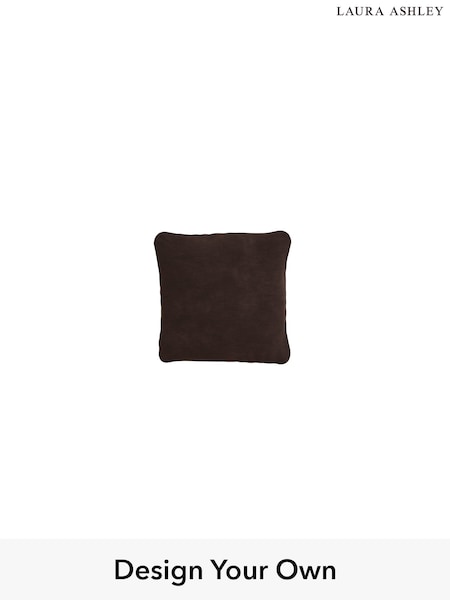 Alwyn Velvet/Chocolate Brown Upholstery Cushions By Laura Ashley (H26507) | £50