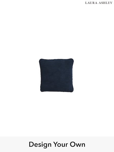 Alwyn Velvet/Midnight Navy Upholstery Cushions By Laura Ashley (H26511) | £50