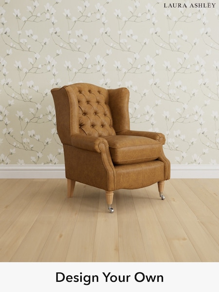 Bronington Leather/Tan Enderby Buttoned Leather By Laura Ashley (H26546) | £1,350