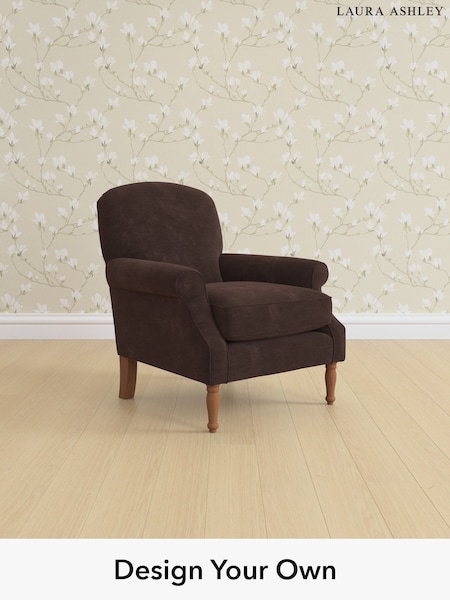 Alwyn Velvet/Chocolate Brown Cambridge By Laura Ashley (H26558) | £750