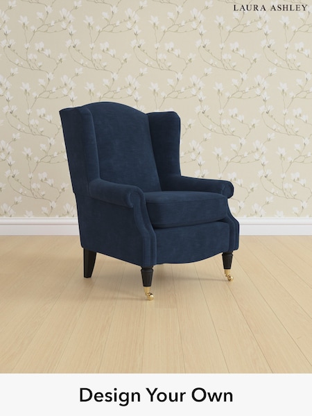 Alwyn Velvet/Midnight Navy Enderby By Laura Ashley (H26562) | £850