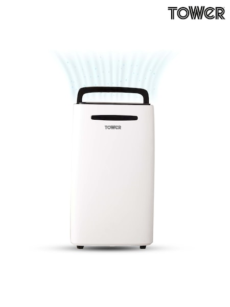 Tower White Dehumidifier Compressor with 55L Water Tank (H26563) | £180