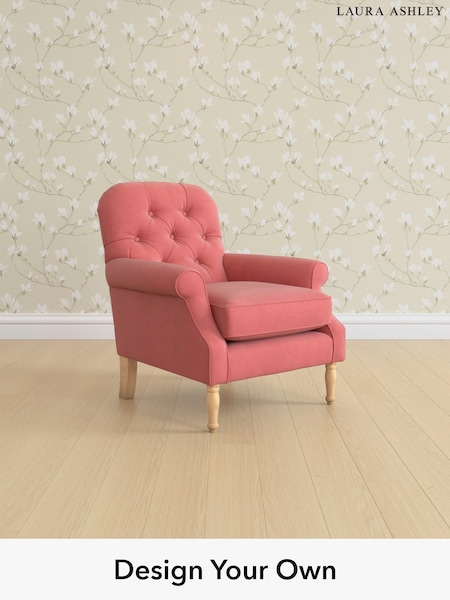 Ailsworth/Old Rose Pink Cambridge Button Back By Laura Ashley (H26569) | £825