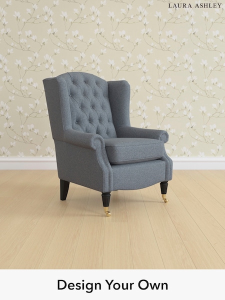 Anneliese/Midnight Navy Enderby Buttoned By Laura Ashley (H26571) | £925