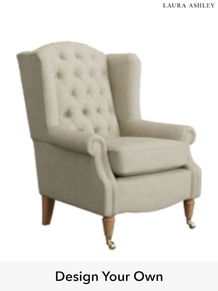 Anneliese/Natural Enderby Buttoned By Laura Ashley (H26572) | £925