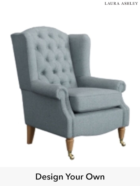 Anneliese/Seaspray Blue Enderby Buttoned By Laura Ashley (H26583) | £925