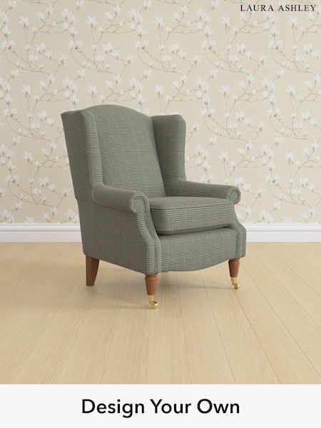 Birchgrove Check/Olive Green Enderby By Laura Ashley (H26594) | £950