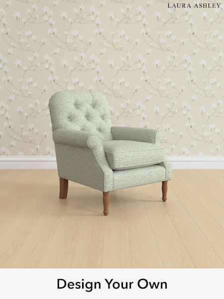 Borwick/Newport Blue Cambridge Button Back By Laura Ashley (H26606) | £875