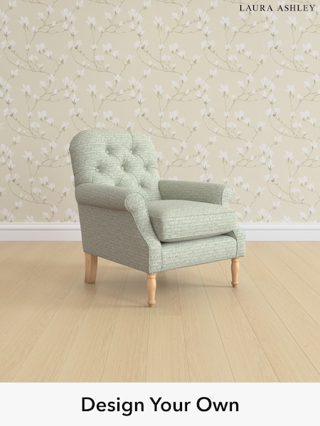 Borwick/Newport Blue Cambridge Button Back By Laura Ashley (H26606) | £875