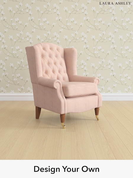 Edwin Chenille/Blush Pink Enderby Buttoned By Laura Ashley (H26607) | £925