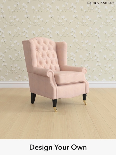 Edwin Chenille/Blush Pink Enderby Buttoned By Laura Ashley (H26607) | £925