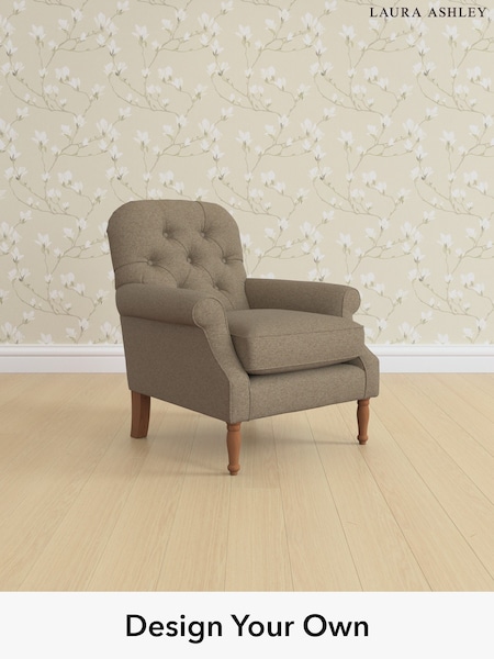 Harley/Truffle Natural Cambridge Button Back By Laura Ashley (H26613) | £925