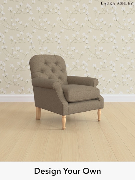 Harley/Truffle Natural Cambridge Button Back By Laura Ashley (H26613) | £925