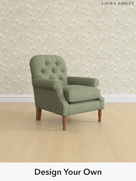 Harley/Moss Green Cambridge Button Back By Laura Ashley (H26617) | £925