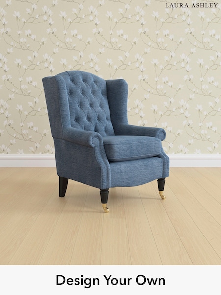 Edwin Chenille/Seaspray Blue Enderby Buttoned By Laura Ashley (H26620) | £925