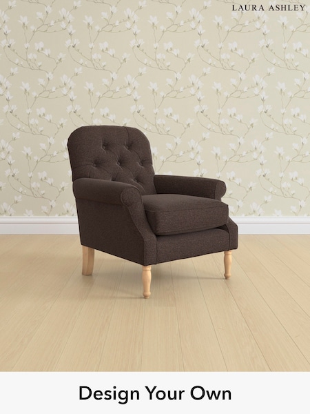 Harley/Chestnut Brown Cambridge Button Back By Laura Ashley (H26627) | £925