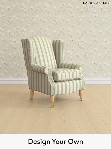 Kinsham Stripe/Hedgerow Green Enderby By Laura Ashley (H26660) | £850