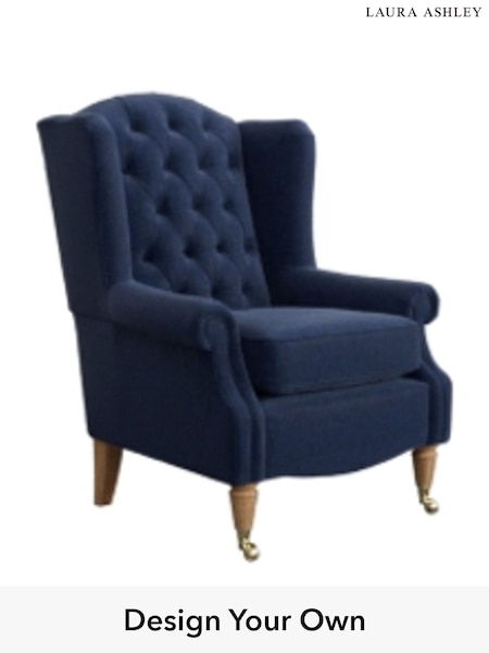 Nantmor/Midnight Navy Enderby Buttoned By Laura Ashley (H26662) | £825
