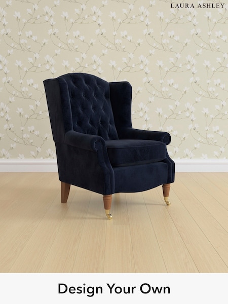 Orla/Midnight Navy Enderby Buttoned By Laura Ashley (H26674) | £975