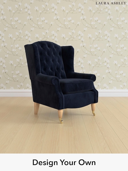 Orla/Midnight Navy Enderby Buttoned By Laura Ashley (H26674) | £975