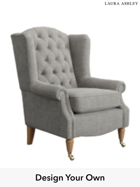 Orla/Pale Steel Grey Enderby Buttoned By Laura Ashley (H26675) | £975