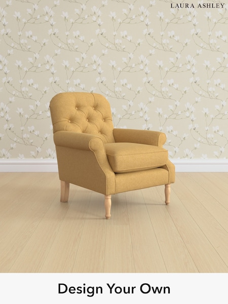 Peyton/Ochre Yellow Cambridge Button Back By Laura Ashley (H26690) | £775