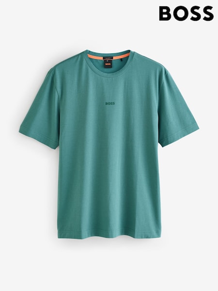 BOSS Green/Lime Relaxed Fit TChup Logo T-Shirt (H26727) | £45