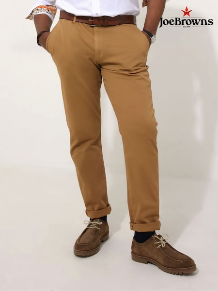 Joe Browns Brown Straight Leg Chino Trousers (H26816) | £45