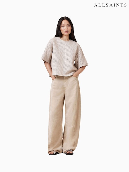 AllSaints Brown Jett Trousers (H26878) | £149