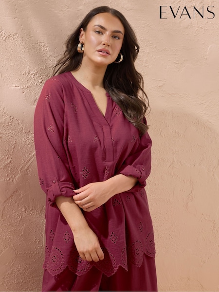 Evans Cutwork Overhead Top (H26905) | £42