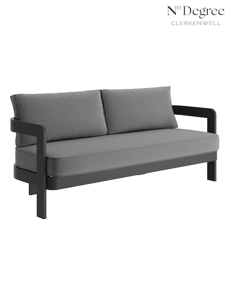 Nth Degree Smoke Weave N3 Garden Three Seater Sofa (H27040) | £1,130